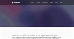 Desktop Screenshot of menke-med.de